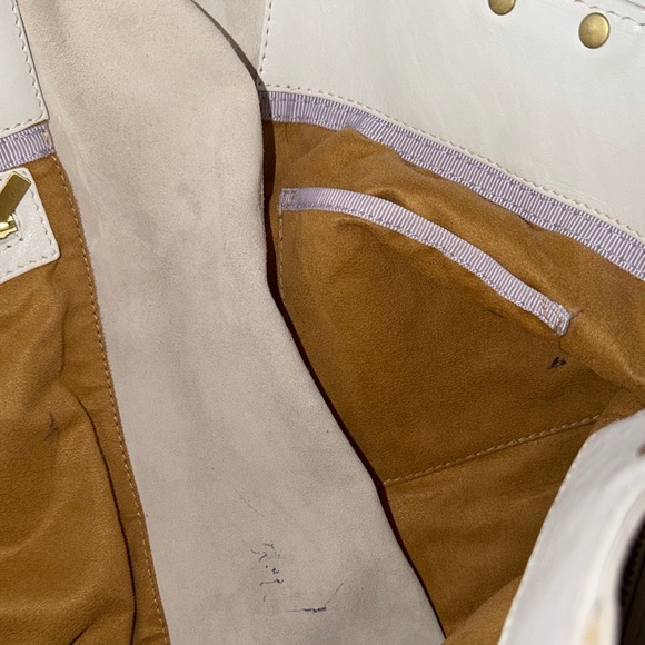 Jimmy Choo Elegant Cream and Beige Shoulder Bag - Picture 6 of 8